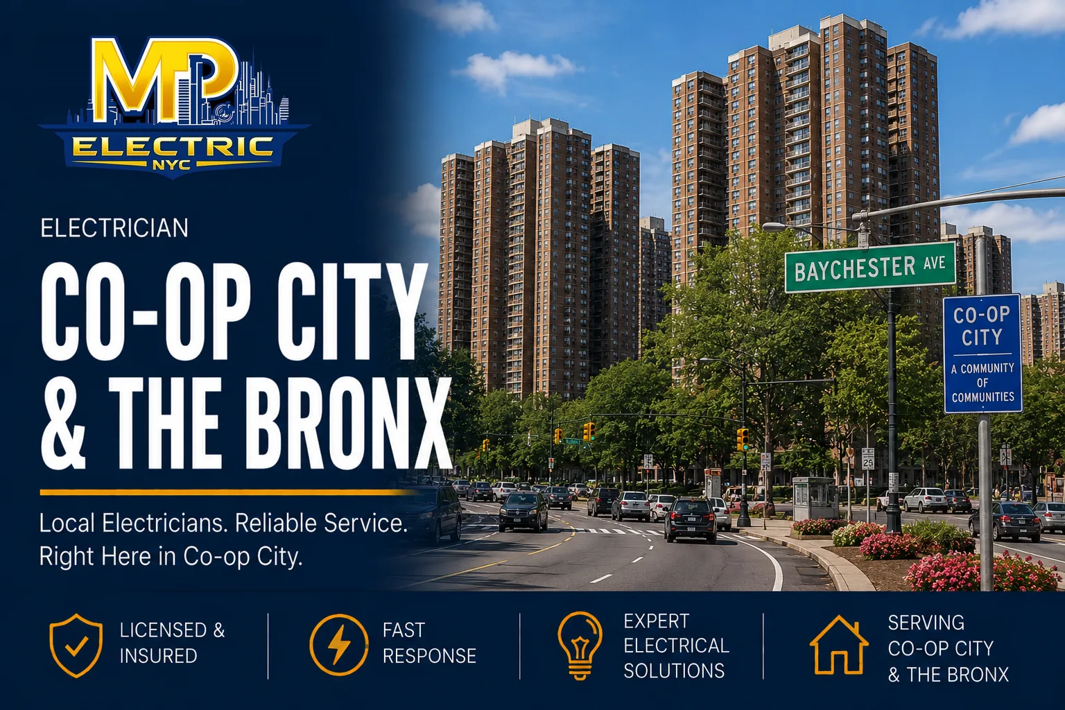 Electrician Co-op City — MP Electric NYC