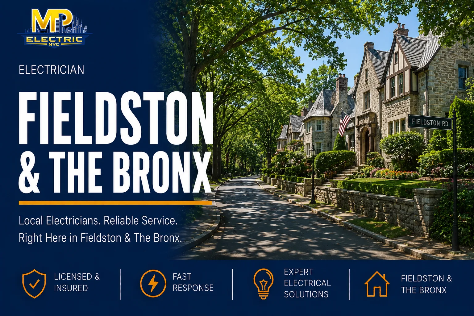 Electrician Fieldston — MP Electric NYC