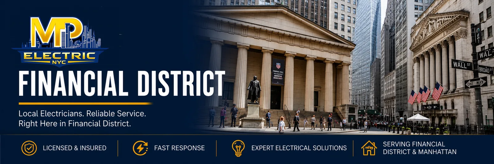 Electrician Financial District — MP Electric NYC