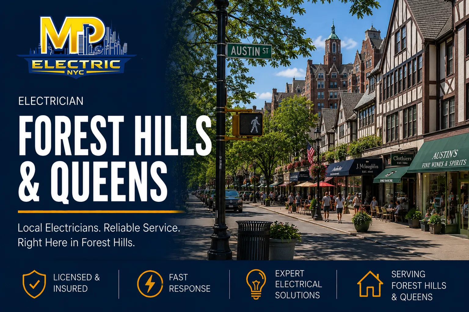 Electrician Forest Hills — MP Electric NYC