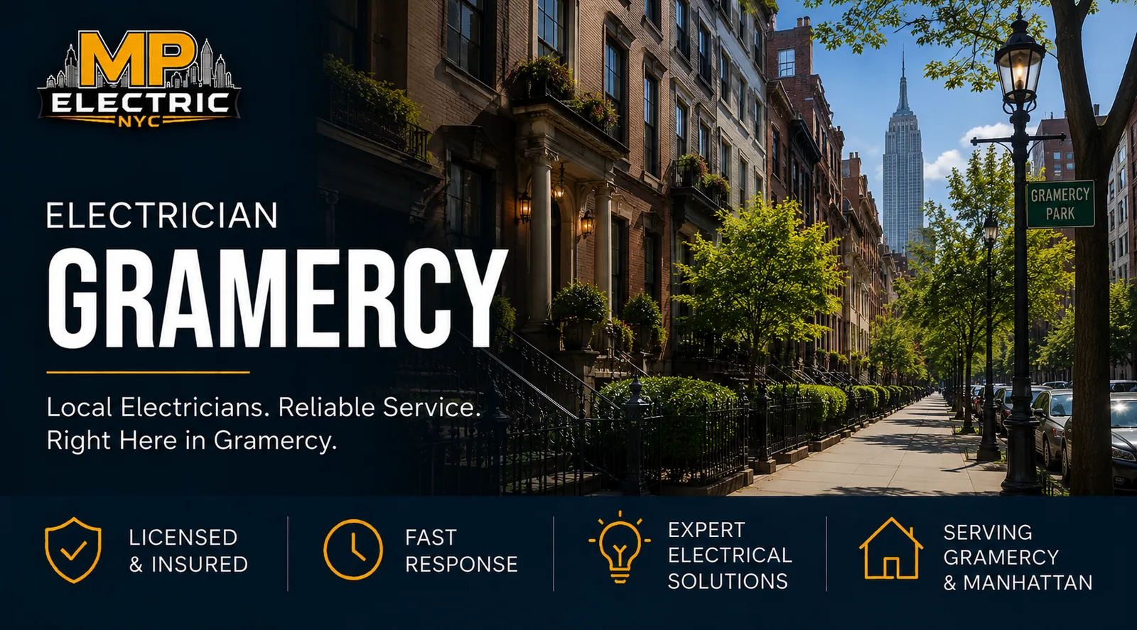 Electrician Gramercy — MP Electric NYC serving Manhattan