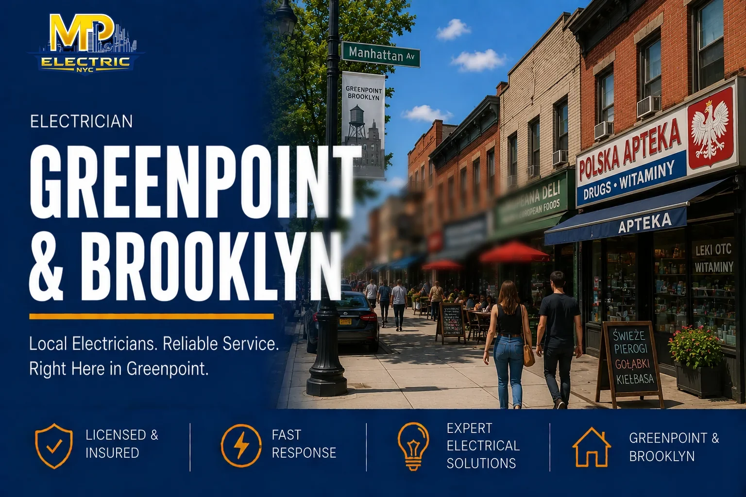 Electrician Greenpoint — MP Electric NYC