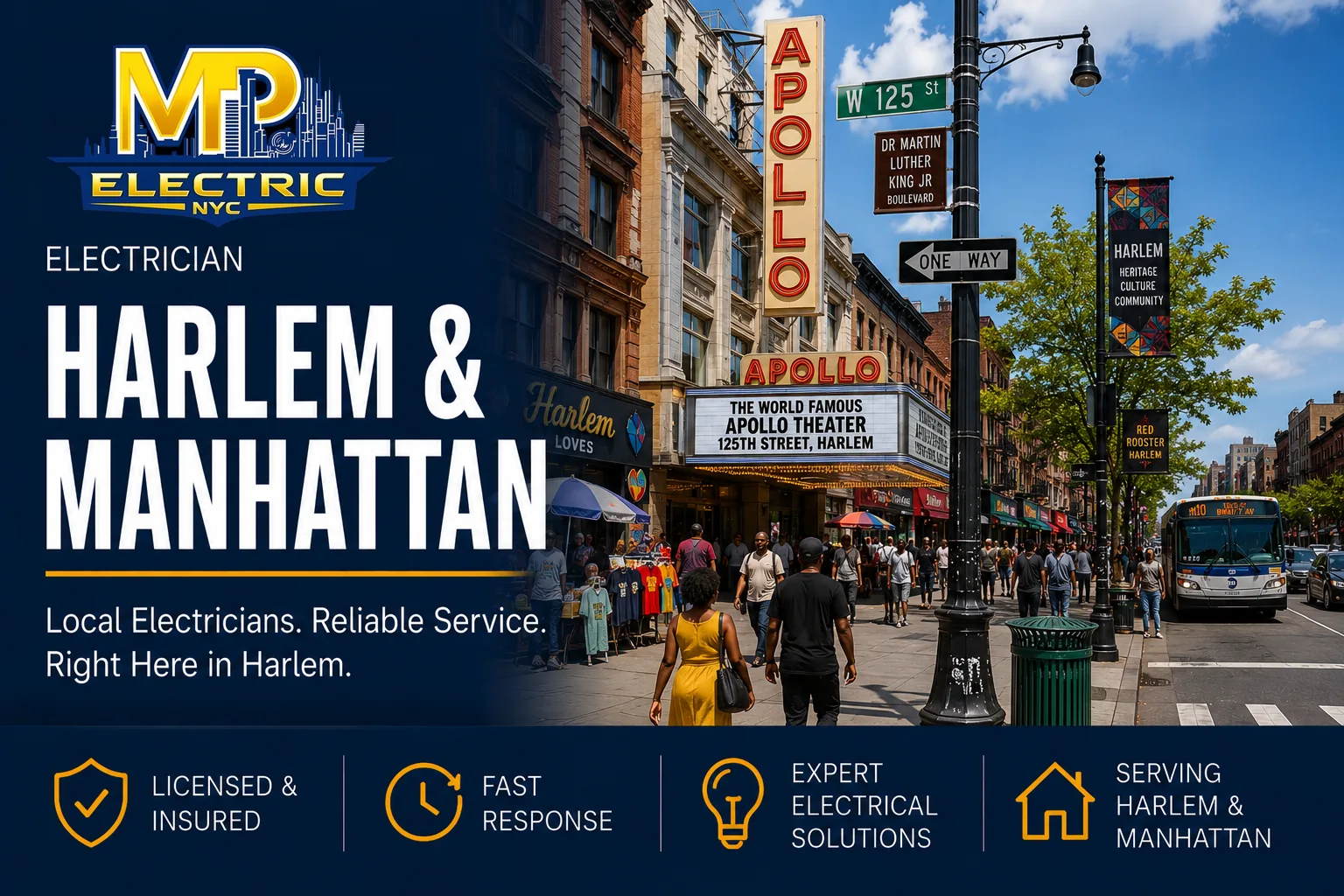 Electrician Harlem — MP Electric NYC