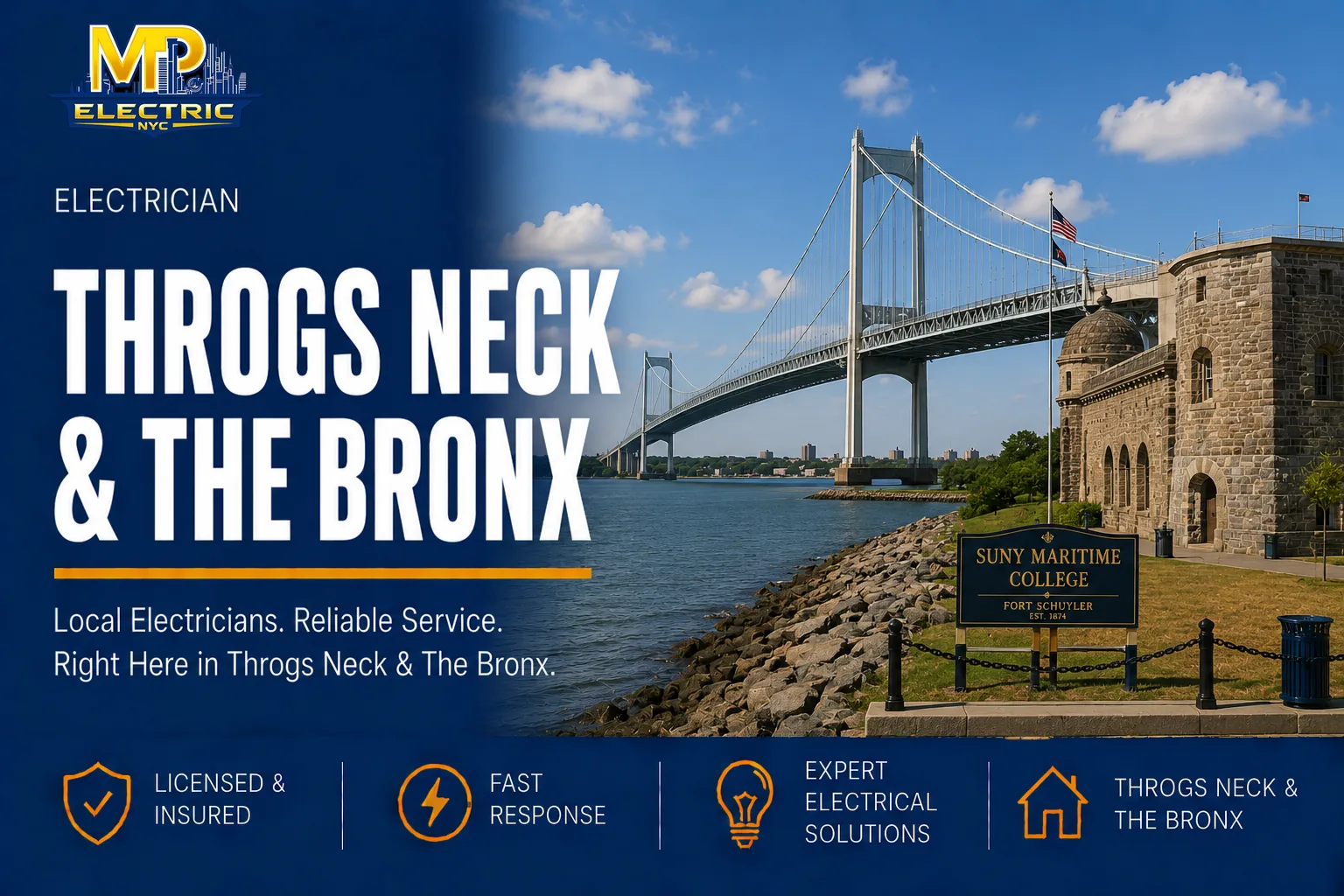 Electrician Throgs Neck — MP Electric NYC