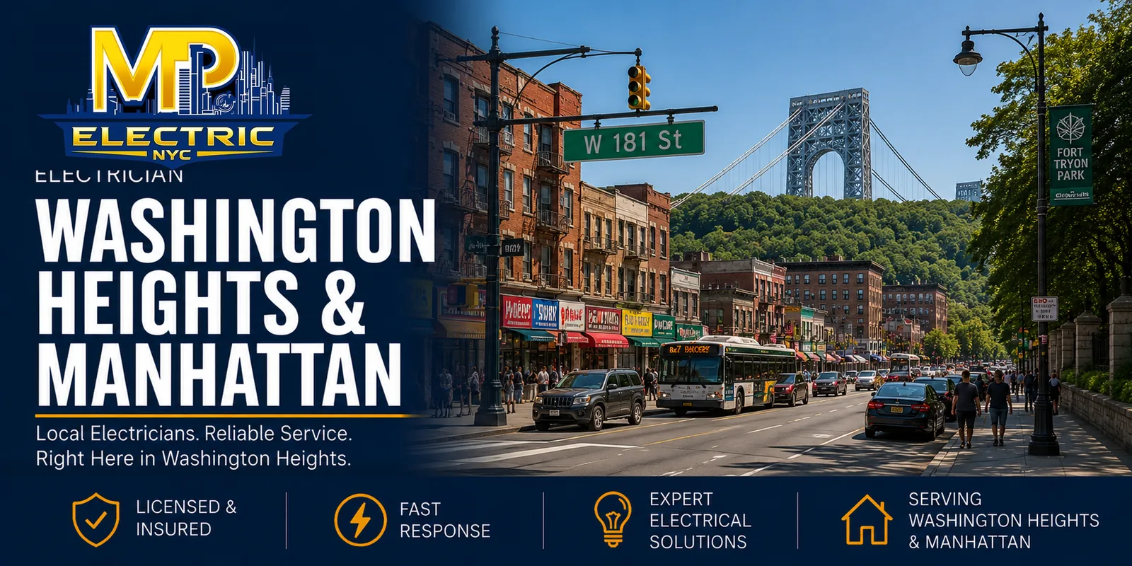 Electrician Washington Heights — MP Electric NYC