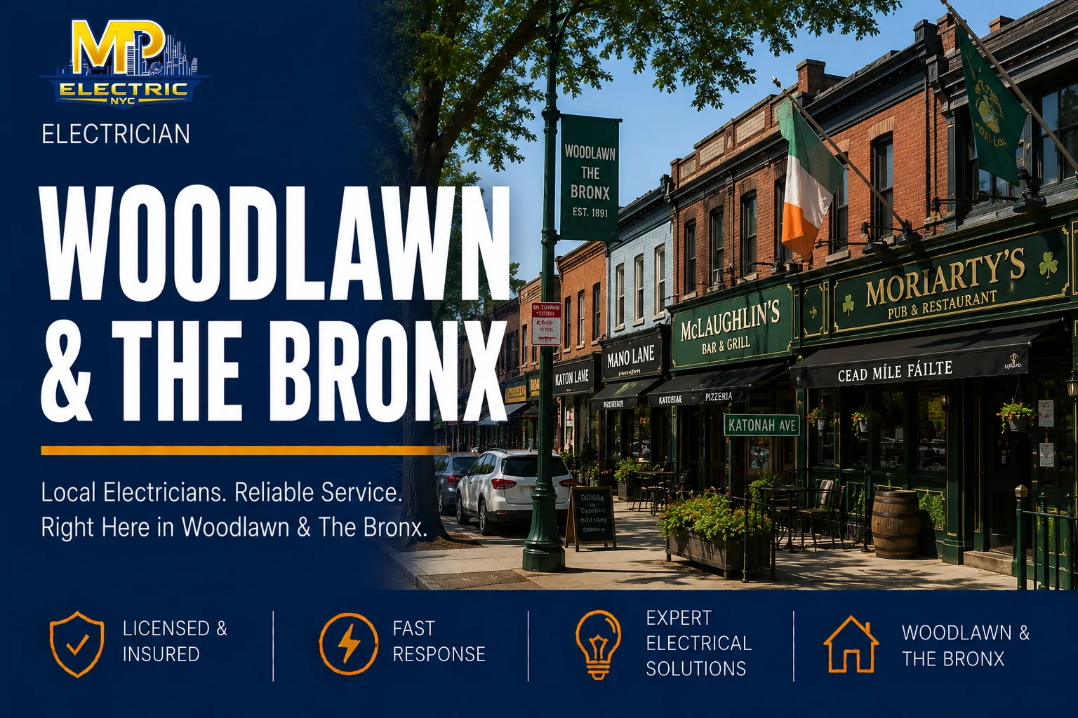 Electrician Woodlawn — MP Electric NYC