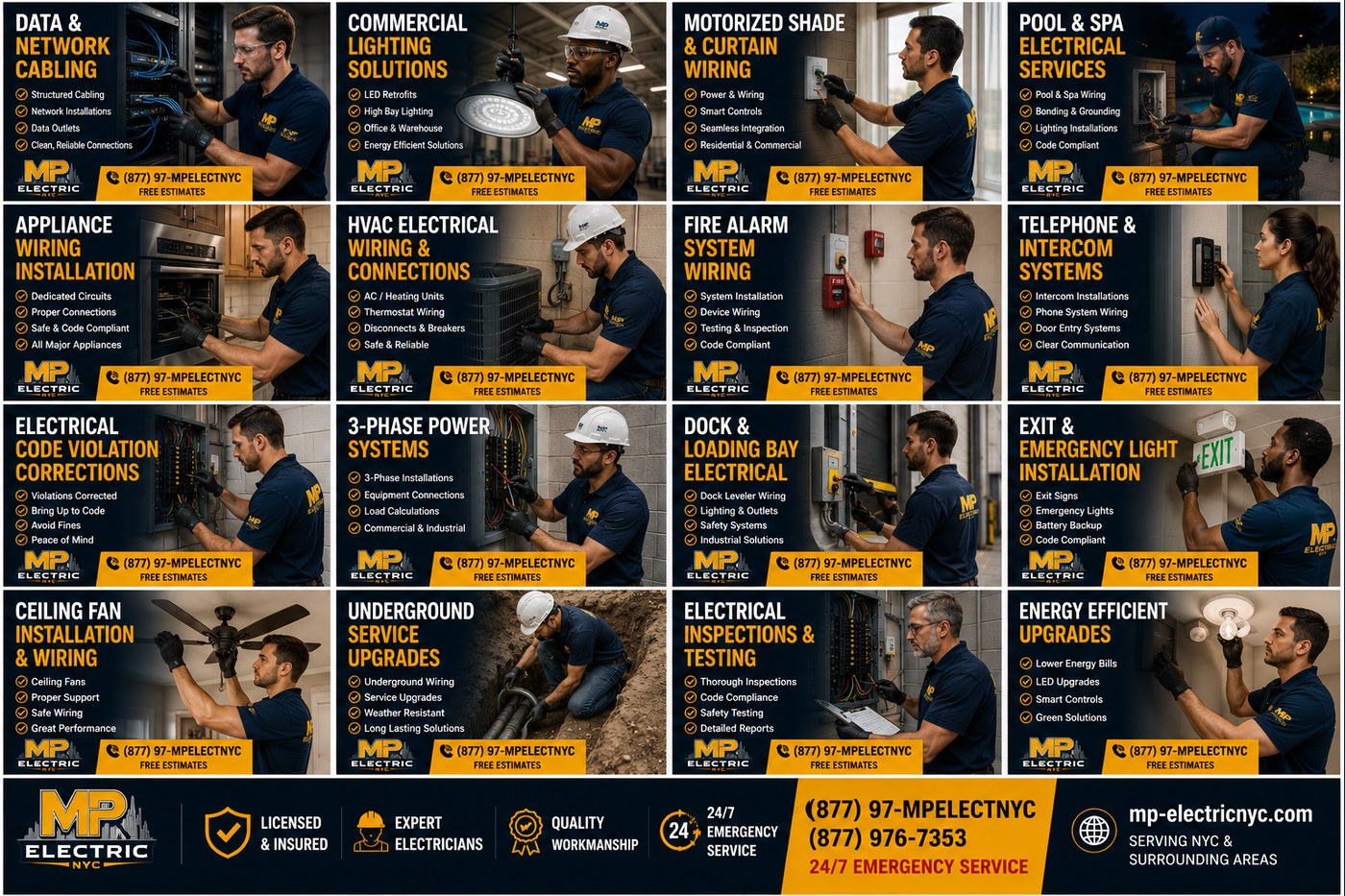MP Electric NYC — full range of NYC electrical services