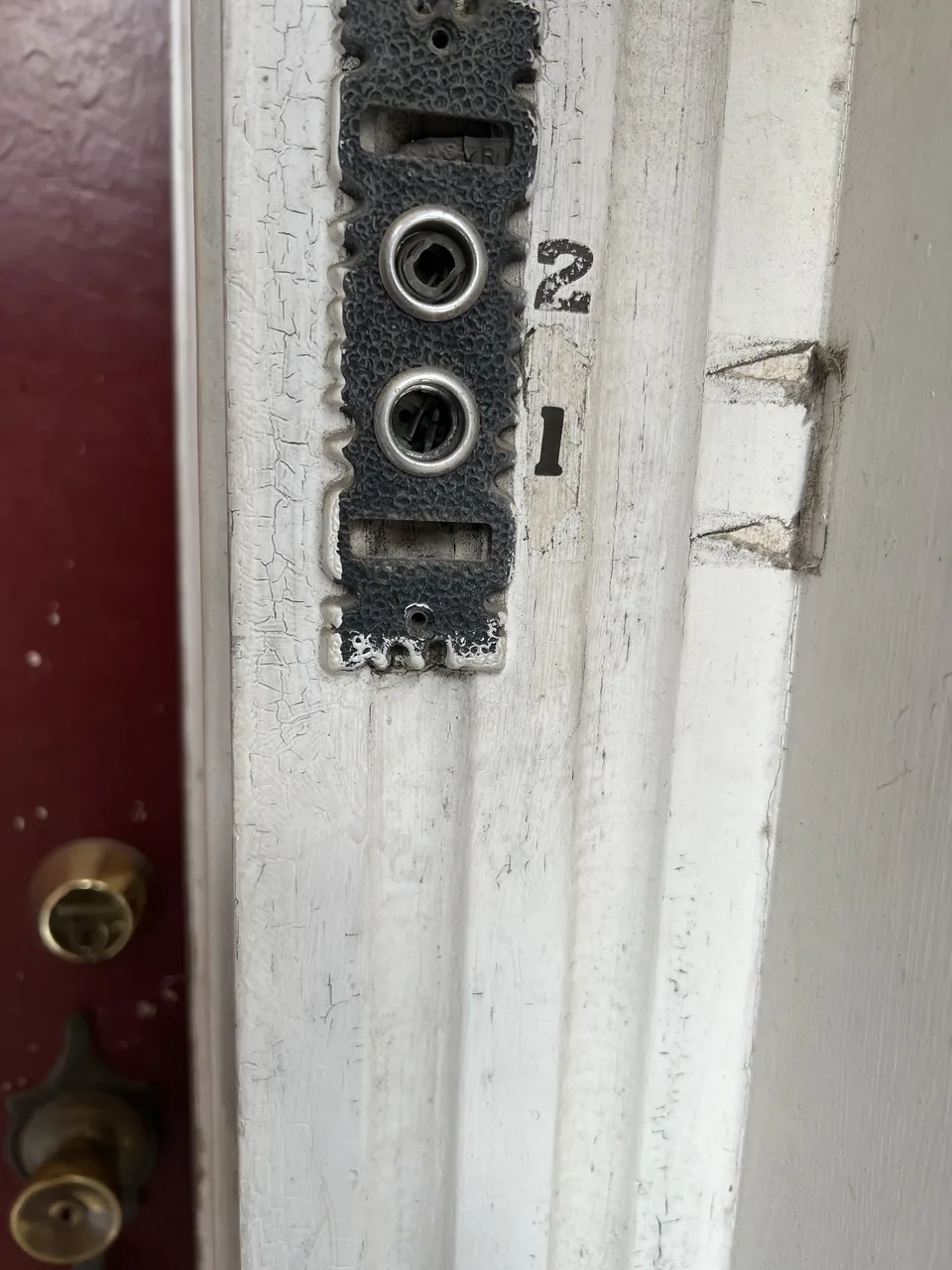 Doorbell replacement (before) in Williamsburg, Brooklyn — MP Electric NYC