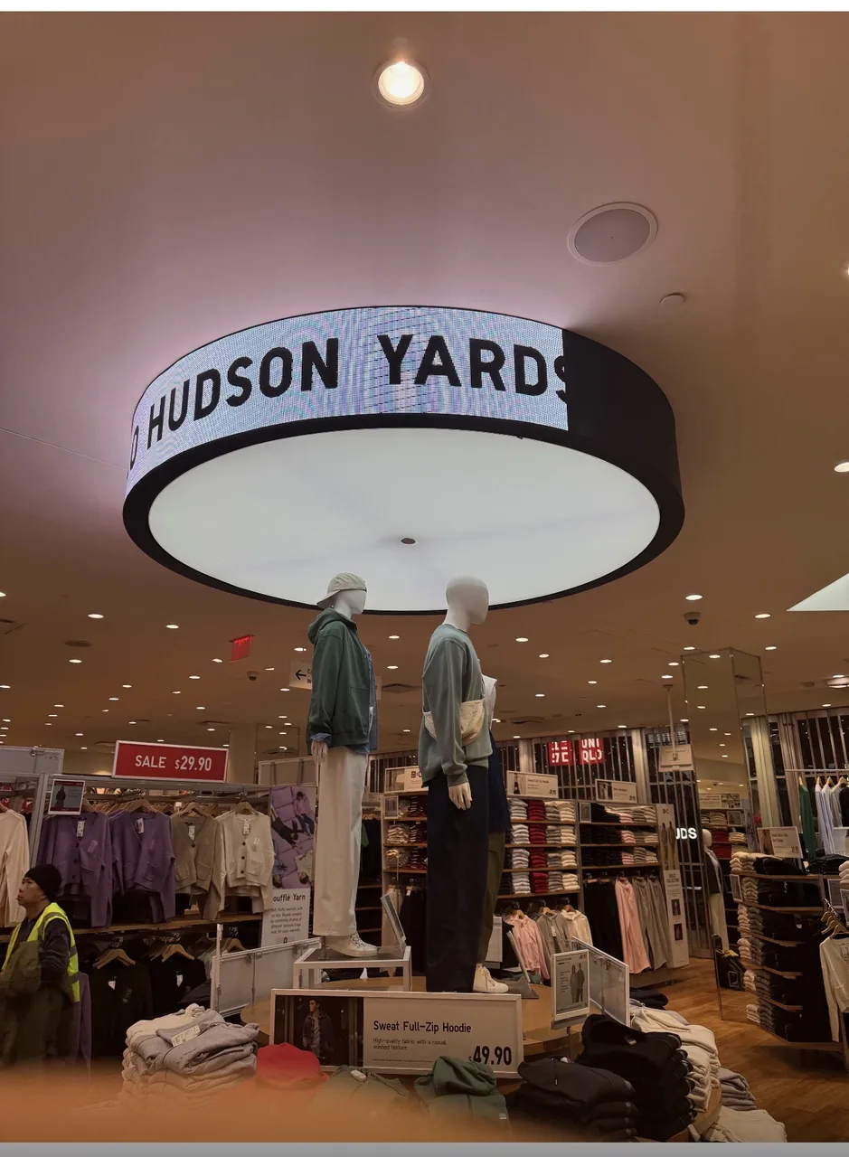 LED sign repair (before) in Hudson Yards, Manhattan — MP Electric NYC