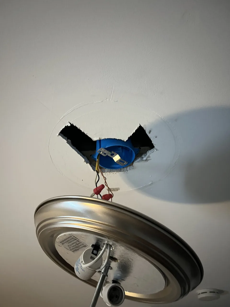 Light fixture installation in Highland Park, Brooklyn — MP Electric NYC