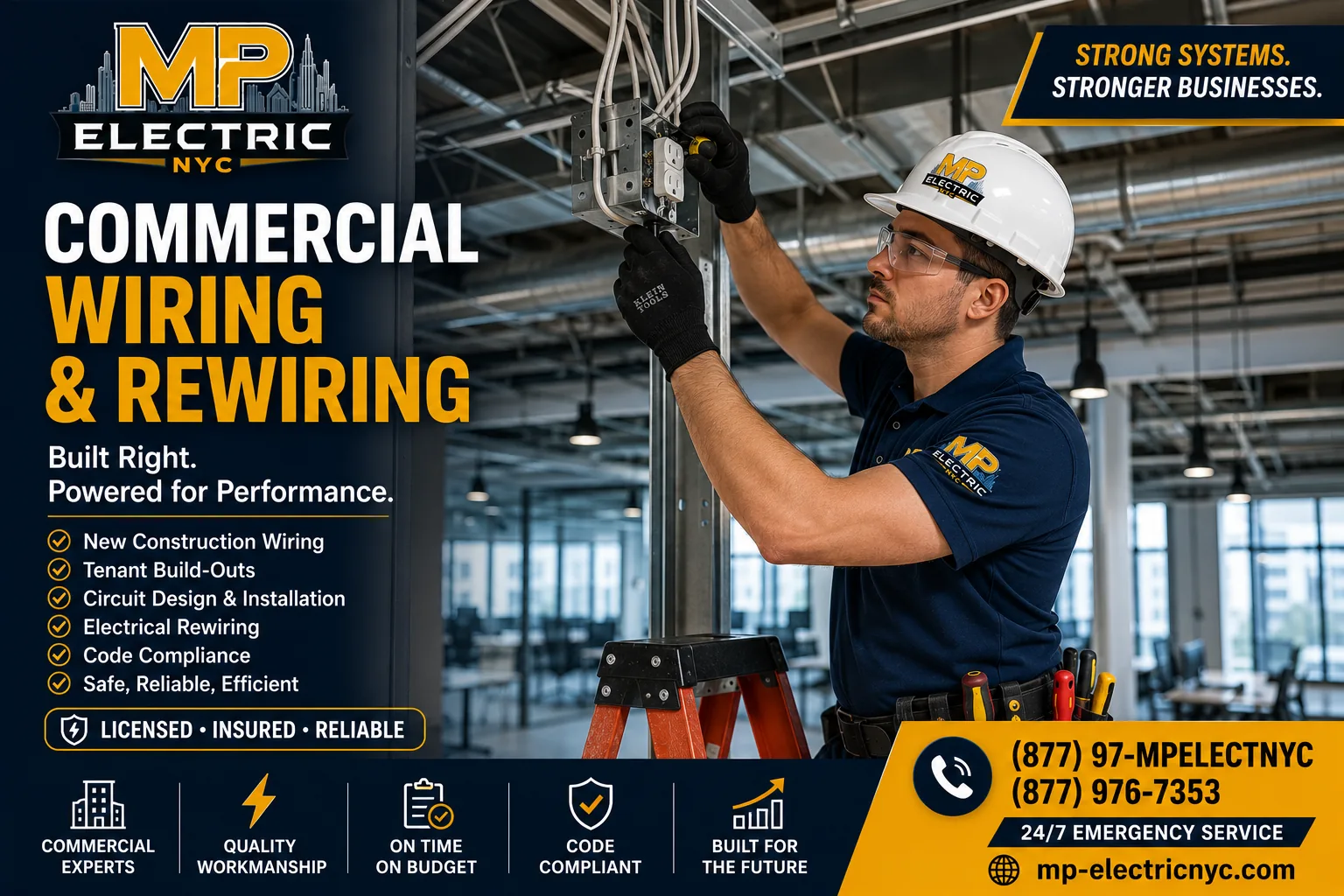 MP Electric NYC commercial wiring and rewiring