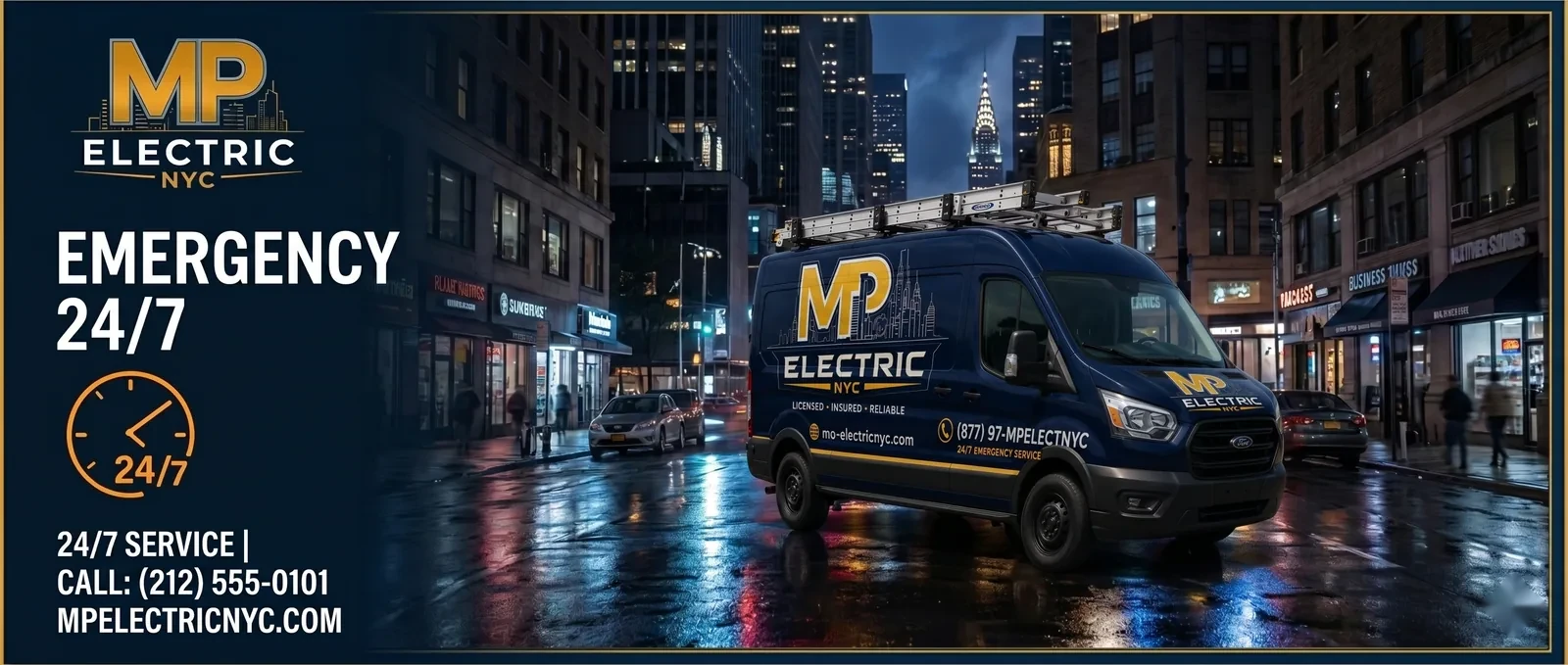 Emergency electrical repair rates in NYC
