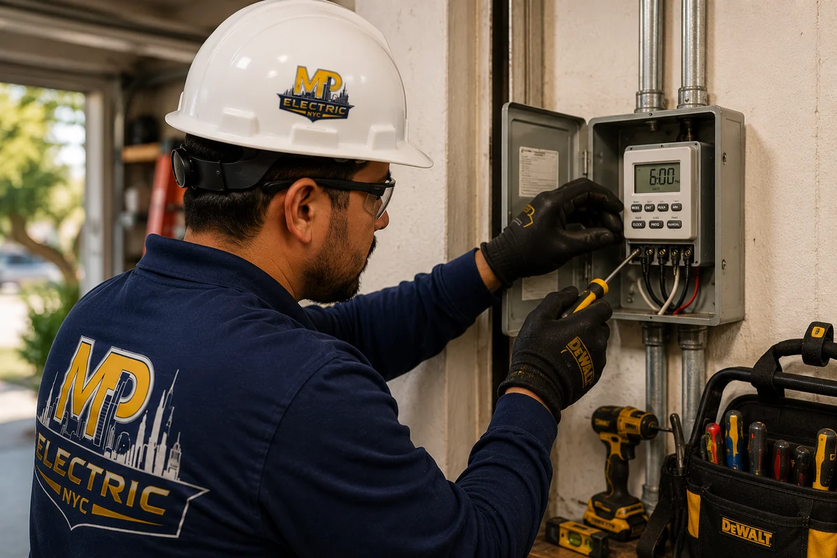 New electrical circuit installation in NYC