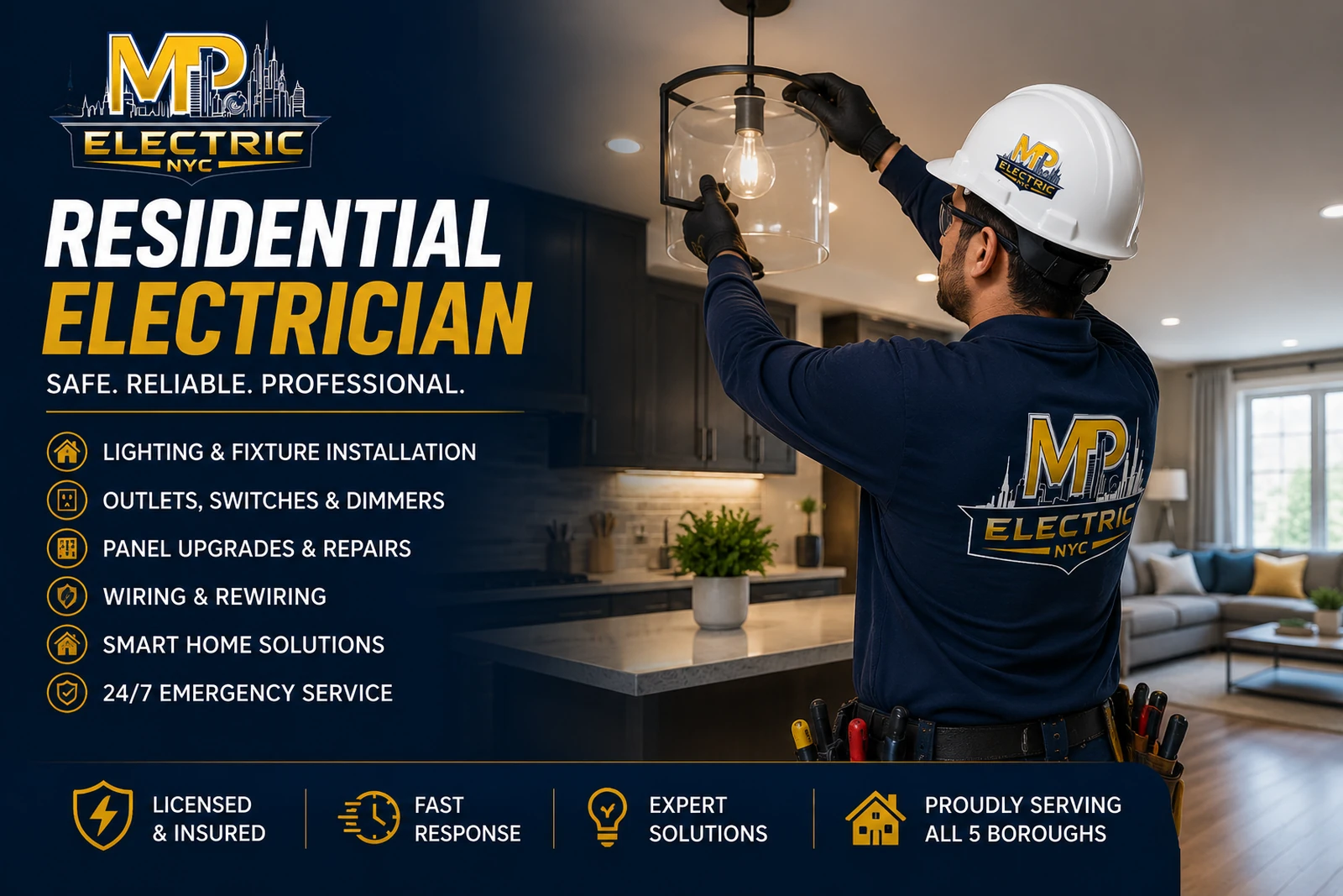 MP Electric NYC — Residential Electrician across all 5 boroughs