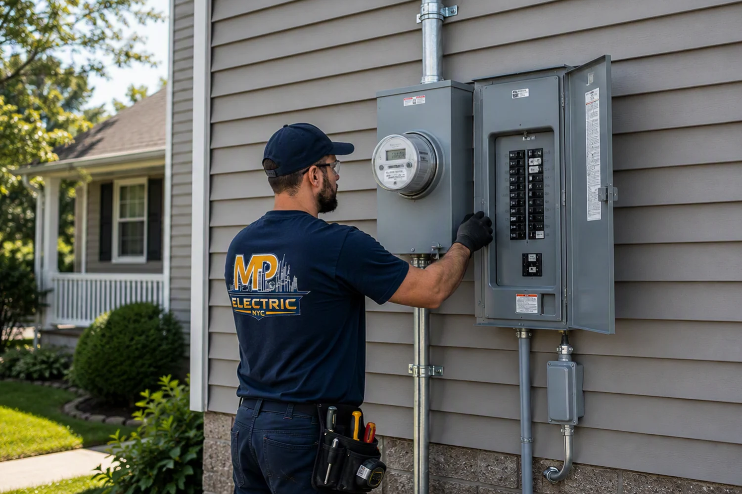 Service entrance meter socket and weatherhead components — MP Electric NYC