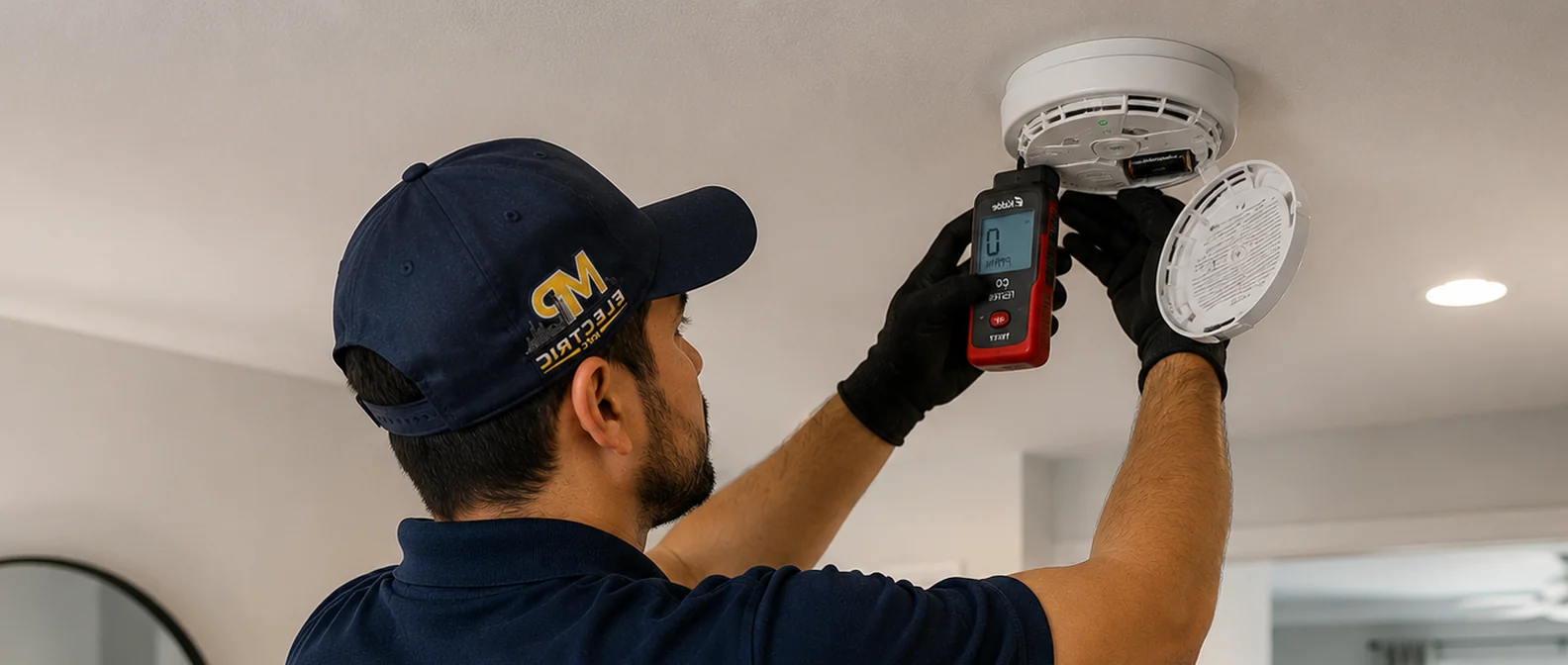 Smoke, carbon monoxide and natural gas detector installation in NYC — MP Electric NYC